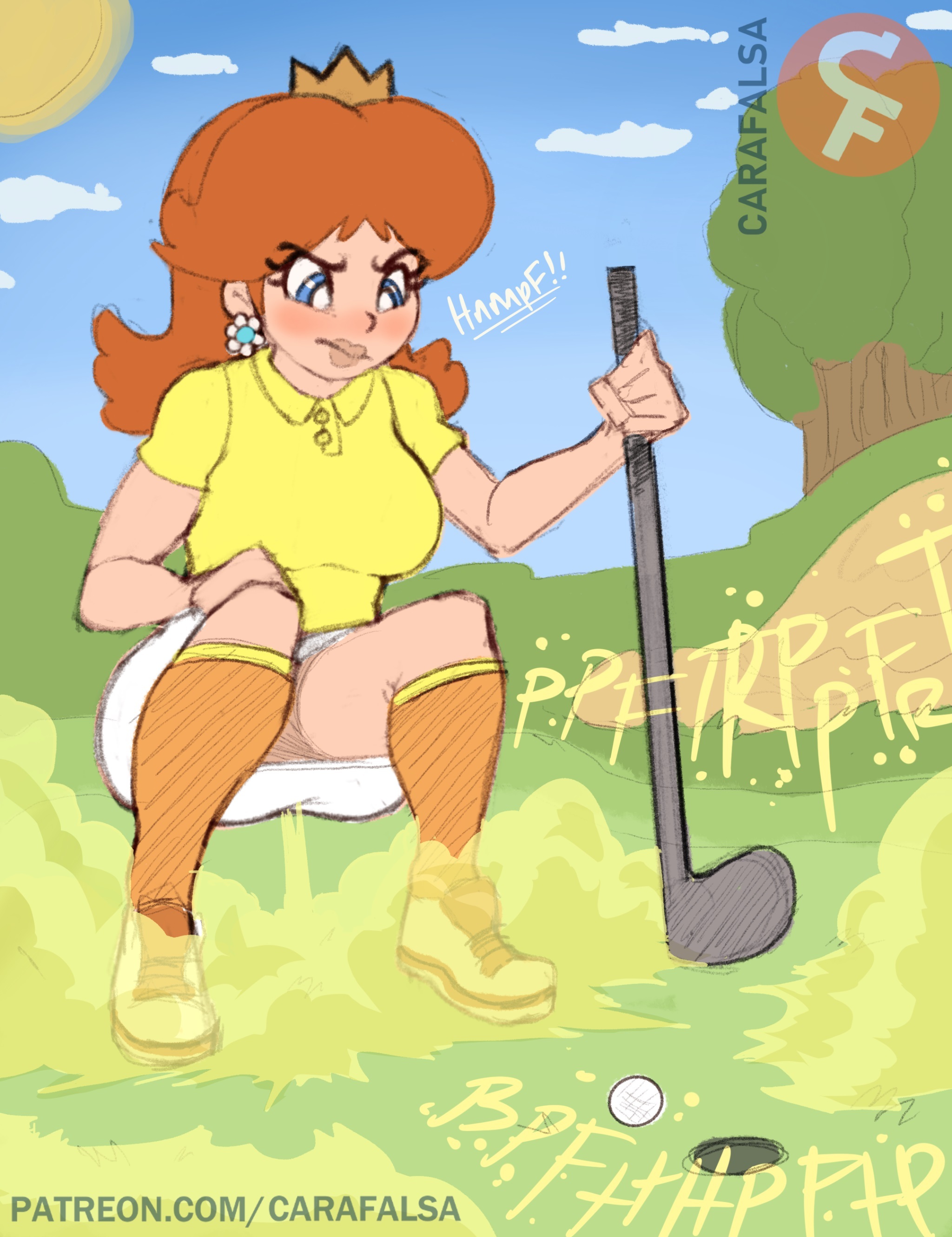 Princess Daisy Farting and Pooping — 9