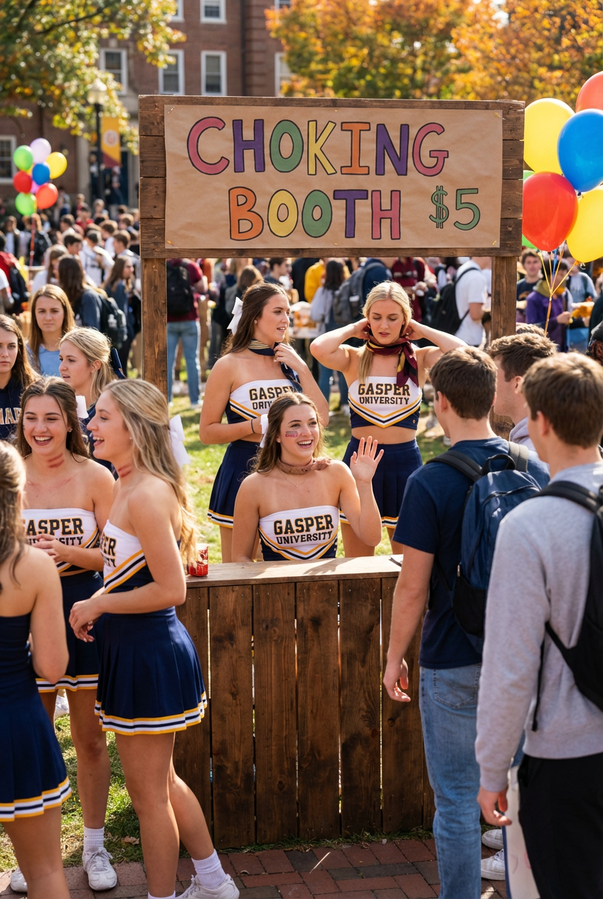 Gasper U Cheerleader Fund Raising — 12