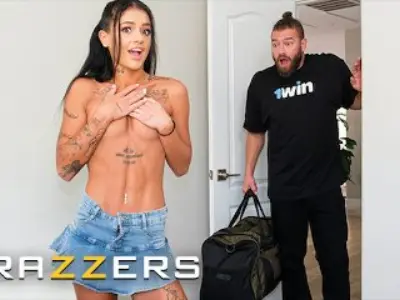 BRAZZERS - housesitter Ryan Reid naughty fantasy comes true getting pounded by Xander Corvus